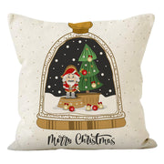 Nutcracker print pillow cover Christmas living room sofa decoration pillowcase holiday cushion cover