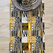 Set of 2 Table Runners 160x35cm | 180x35 | 200x35cm | 100% Cotton African Print Fabric
