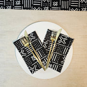 Table Runner and Set of 8 Napkins | 100% Cotton African Print Fabric