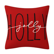 Christmas Snowman Pillow Cover, Big Red Snowman Printed Cushion Cover, Decorative Sofa Cover, Home Furnishings