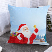 Christmas sofa decoration pillow cover super soft Santa Claus snowman pillowcase holiday cushion