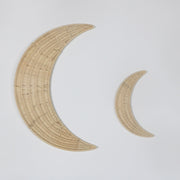 Nordic Style Woven Moon Shape Wall Hanging Decor Handmade Weaving Art Decoration for Wall Photography Props