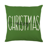 Santa Claus Linen Printed Pillow Cover Home Living Room Sofa Cushion Cover Bedroom