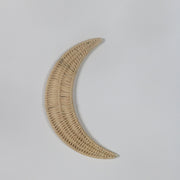Nordic Style Woven Moon Shape Wall Hanging Decor Handmade Weaving Art Decoration for Wall Photography Props