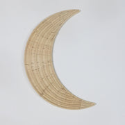Nordic Style Woven Moon Shape Wall Hanging Decor Handmade Weaving Art Decoration for Wall Photography Props