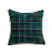Christmas Plush Plaid Pillowcase Living Room Sofa Decoration Home Sofa Cushion Pillow